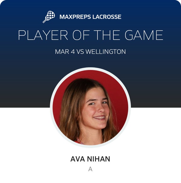 #27 Ava Nihan Player of the Game badge