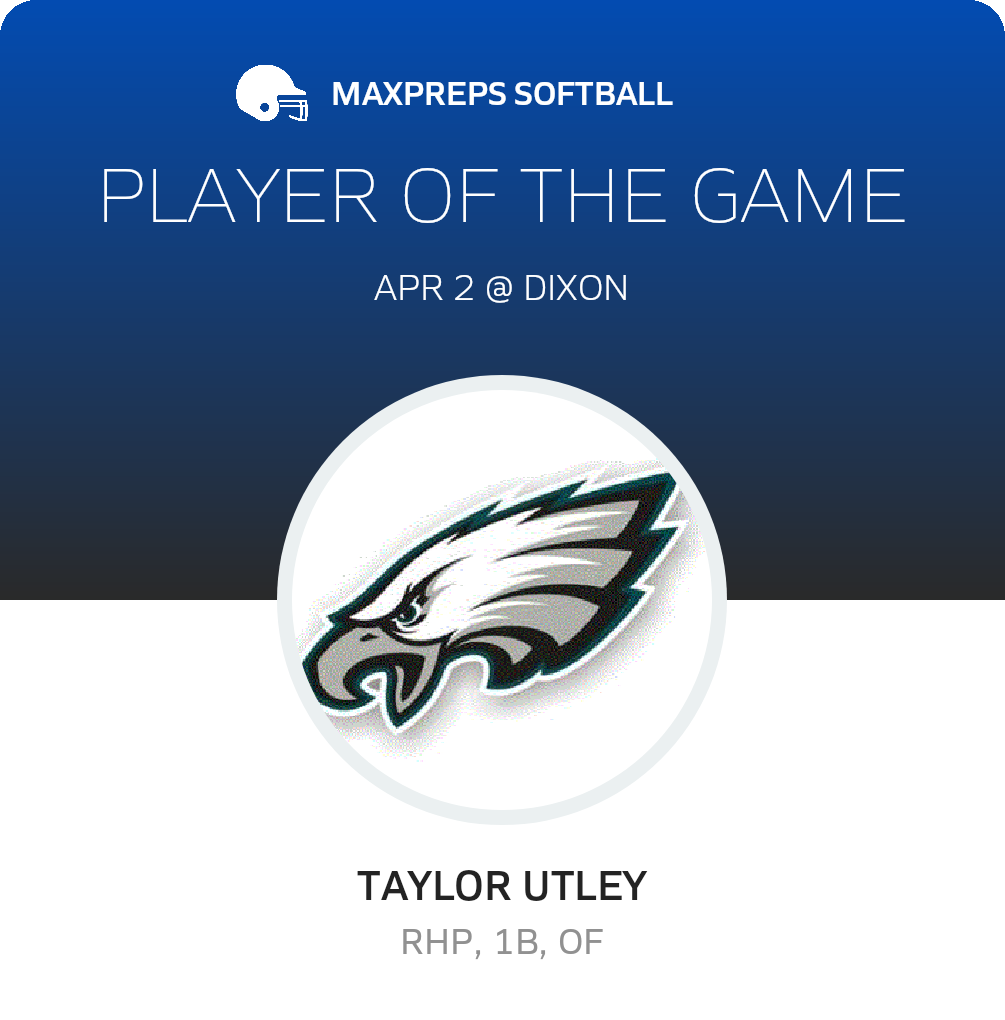 #2 Taylor Utley Player of the Game badge