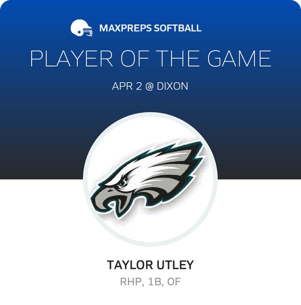 #2 Taylor Utley Player of the Game badge
