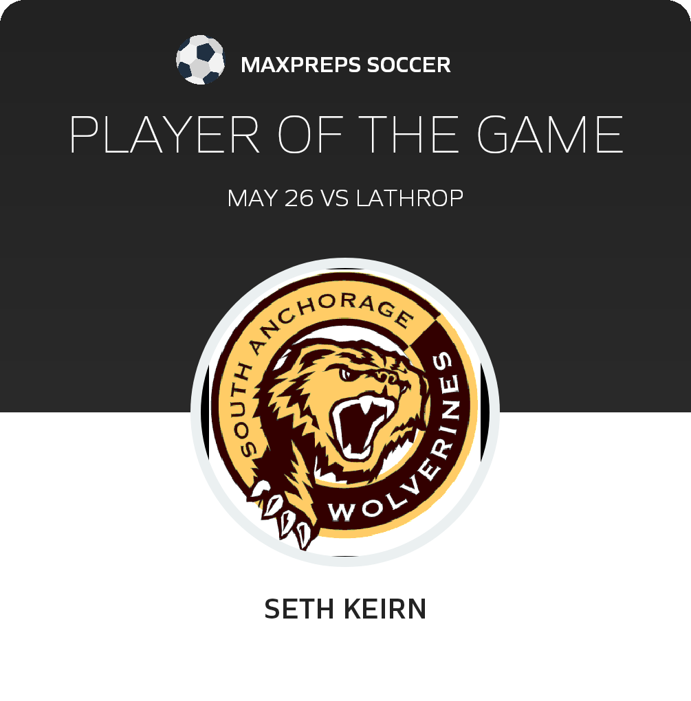 Seth Keirn Player of the Game badge