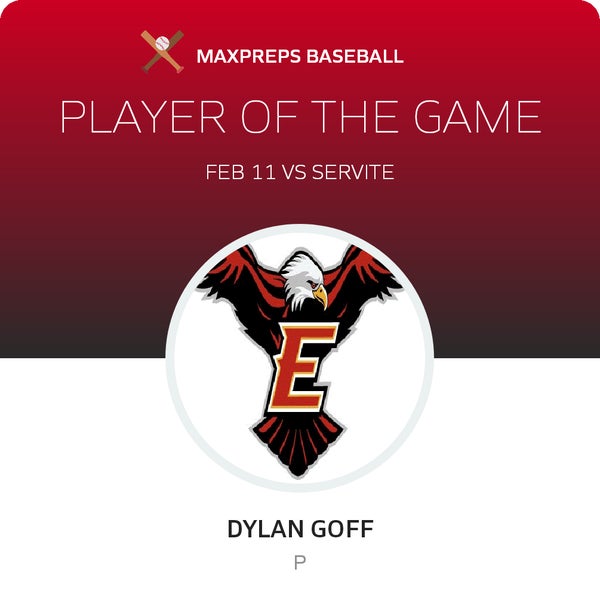 #7 Dylan Goff Player of the Game badge