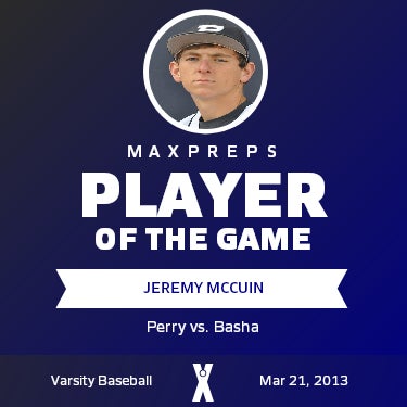 #4 Jeremy McCuin Player of the Game badge