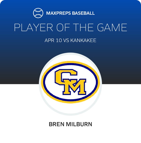 #12 Bren Milburn Player of the Game badge