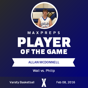 #13 Allan McDonnell Player of the Game badge