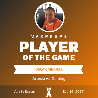 #15 Oscar Merraz Player of the Game badge