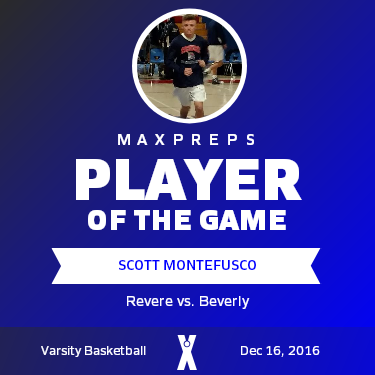 #11 Scott Montefusco Player of the Game badge