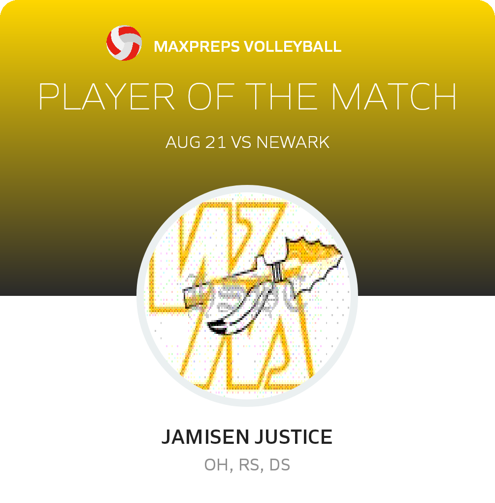 #13 Jamisen Justice Player of the Game badge