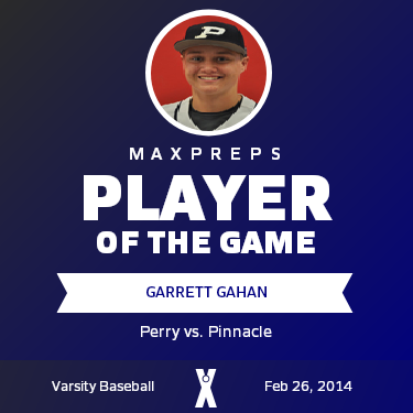 #20 Garrett Gahan Player of the Game badge