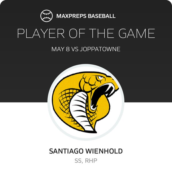 #10 Santiago Wienhold Player of the Game badge