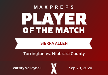 #19 Sierra Allen Player of the Game badge