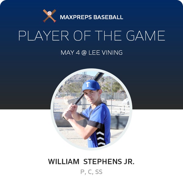 #2 W. Stephens Jr. Player of the Game badge