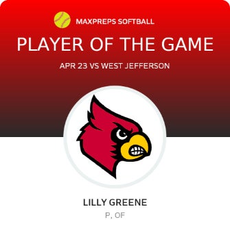 #4 Lilly Greene Player of the Game badge