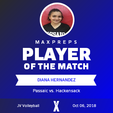 #18 Diana Hernandez Player of the Game badge