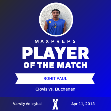 #3 Rohit Paul Player of the Game badge