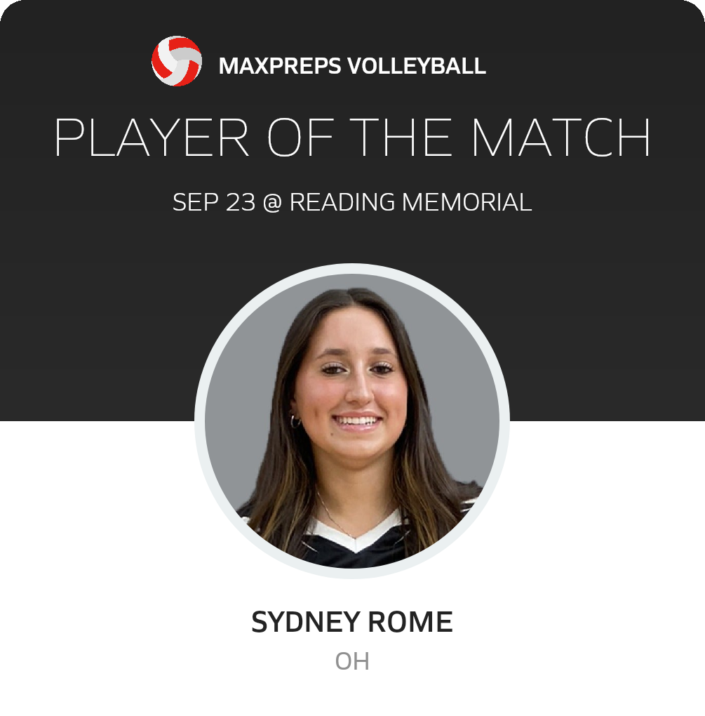 #24 Sydney Rome Player of the Game badge