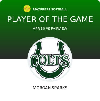 #26 Morgan Sparks Player of the Game badge