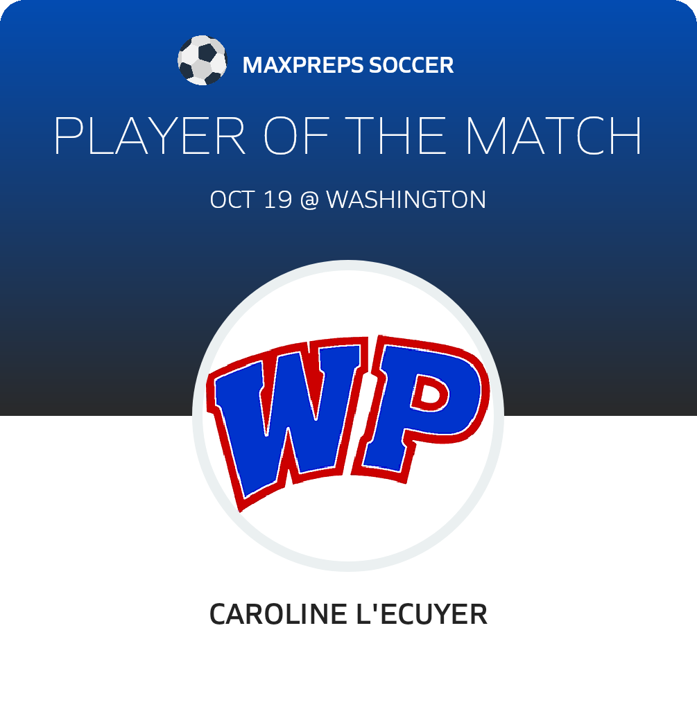 #41 Caroline L'ecuyer Player of the Game badge