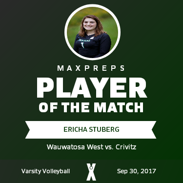#1 Ericha Stuberg Player of the Game badge