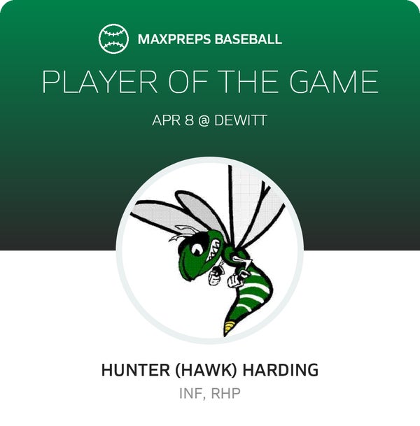 #6 H. Harding Player of the Game badge