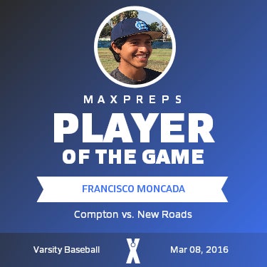 #7 Francisco Moncada Player of the Game badge
