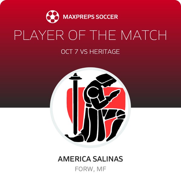 #22 America Salinas Player of the Game badge