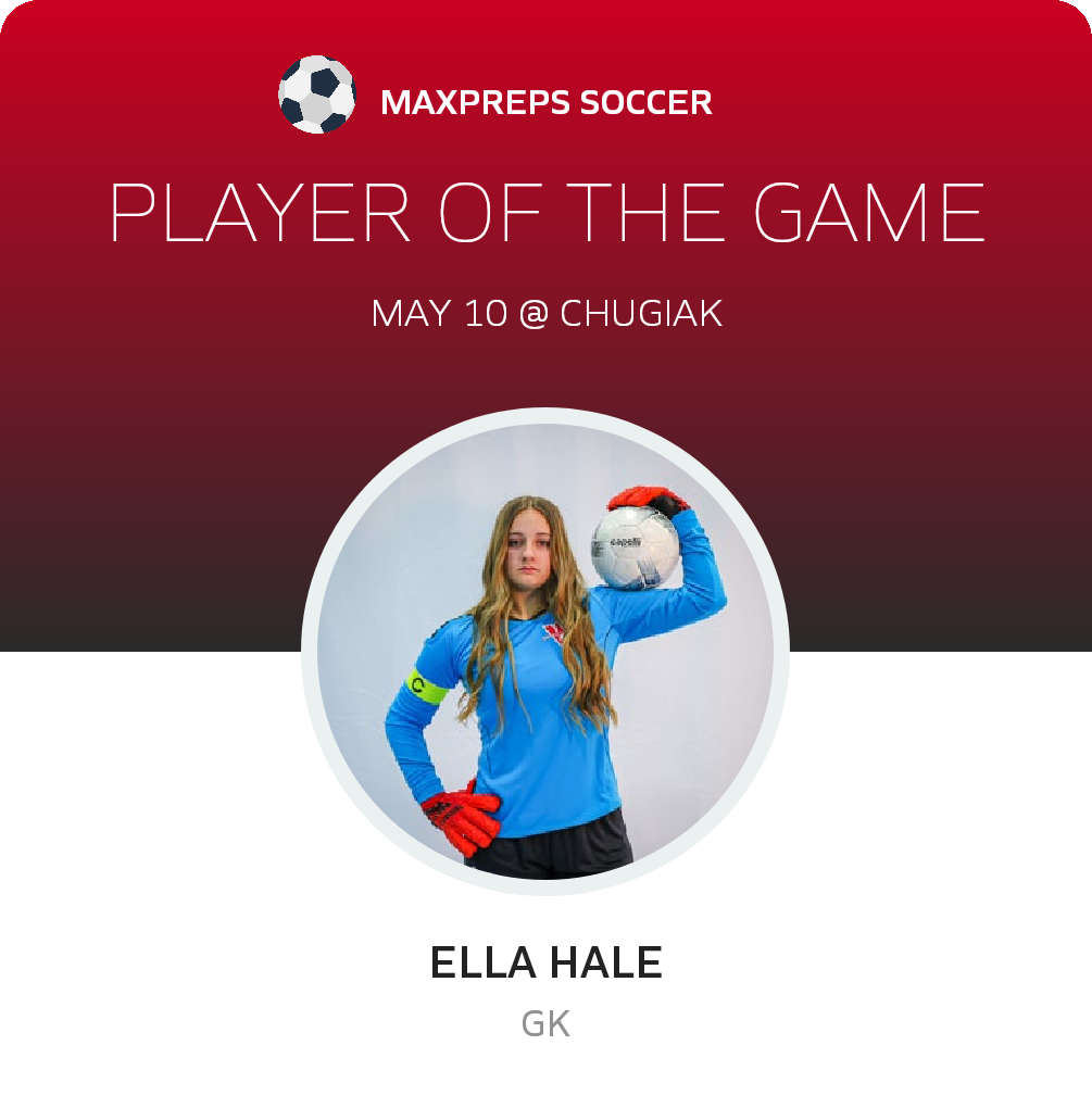 #1 Ella Hale Player of the Game badge