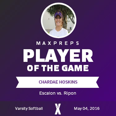 #24 Chardae Hoskins Player of the Game badge