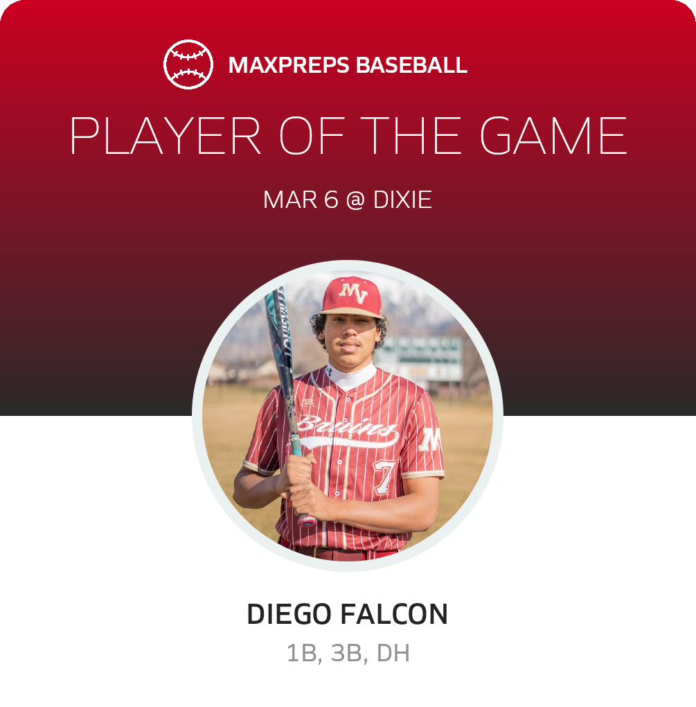 #7 Diego Falcon Player of the Game badge