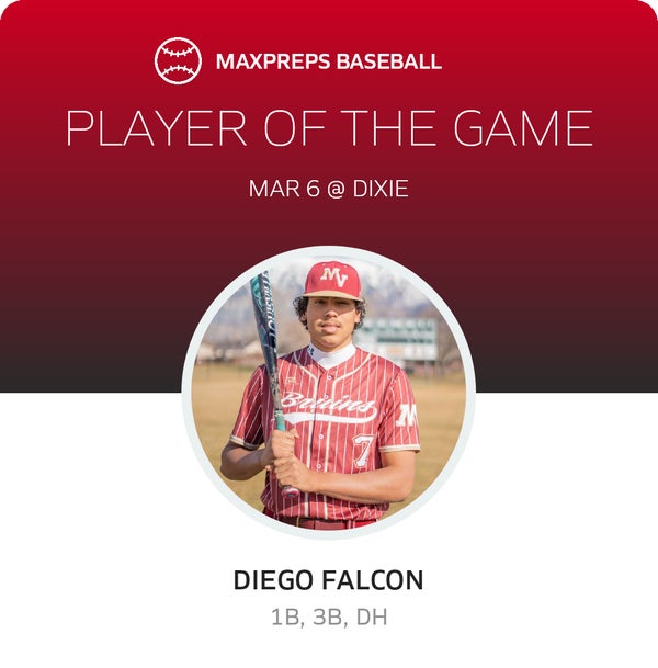 #7 Diego Falcon Player of the Game badge