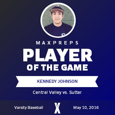 #23 Kennedy Johnson Player of the Game badge