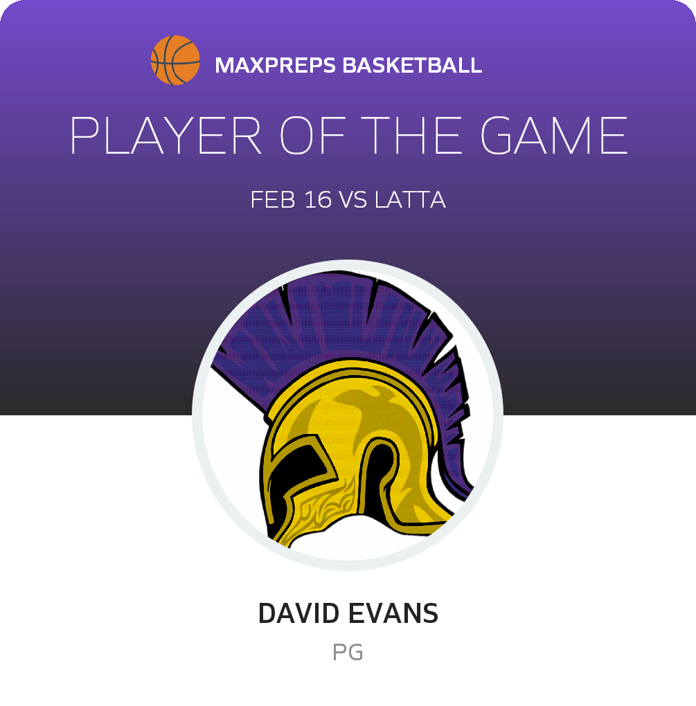 #3 David Evans Player of the Game badge
