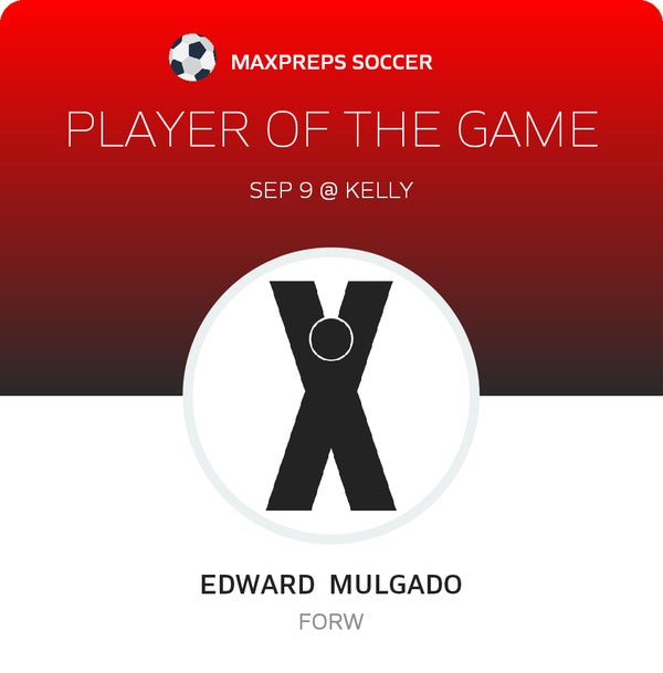 #9 Edward Mulgado Player of the Game badge
