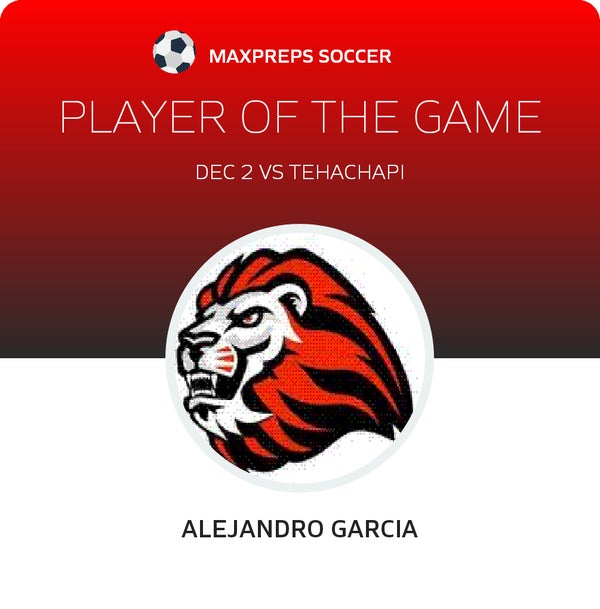 #10 Alejandro Garcia Player of the Game badge