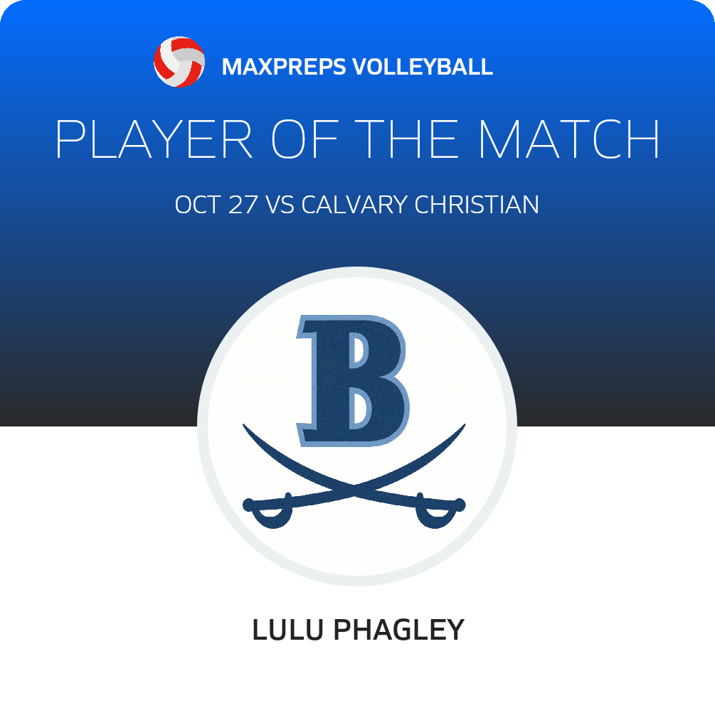 Berkeley Prep (Tampa, FL) Varsity Volleyball