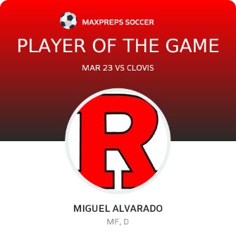 #20 Miguel Alvarado Player of the Game badge
