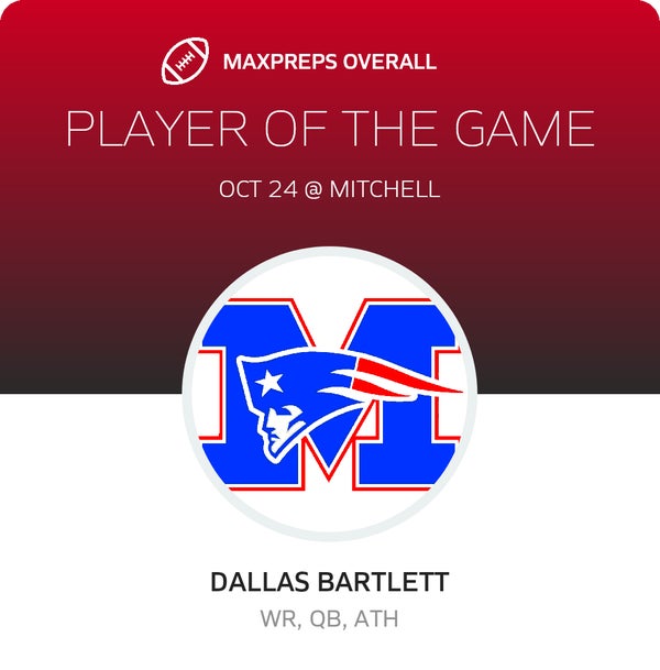 #2 Dallas Bartlett Player of the Game badge