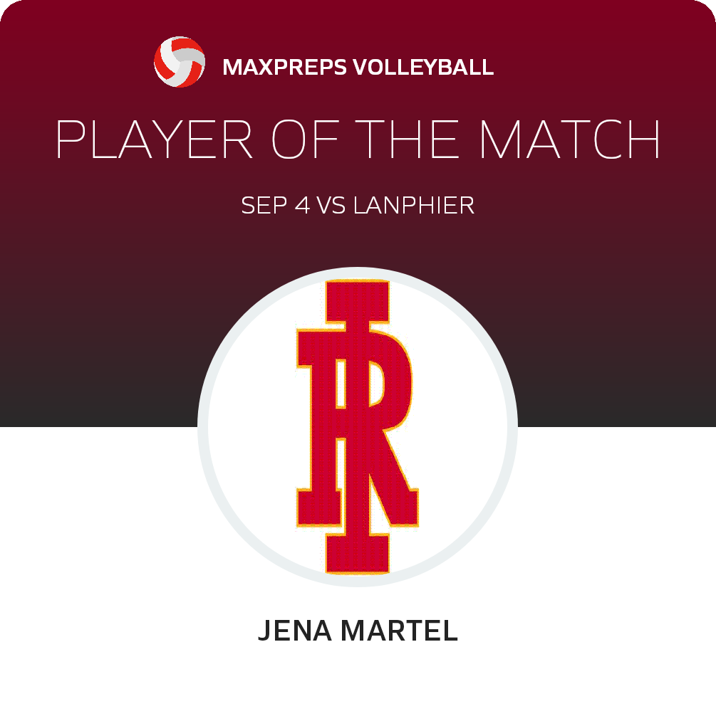 #1 Jena Martel Player of the Game badge