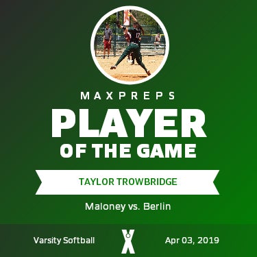 #17 Taylor Trowbridge Player of the Game badge