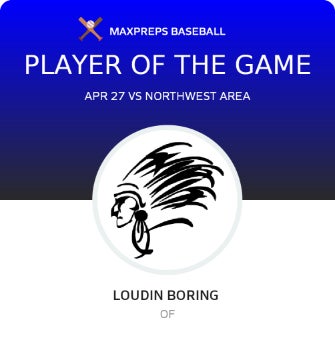 #15 Loudon Boring Player of the Game badge
