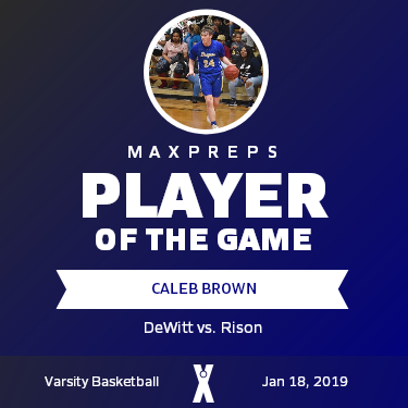 #24 Caleb Brown Player of the Game badge