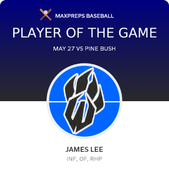 #9 James Lee Player of the Game badge