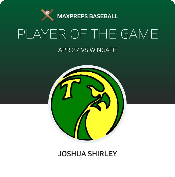 #26 Joshua Shirley Player of the Game badge