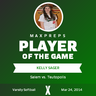 #28 Kelly Sager Player of the Game badge