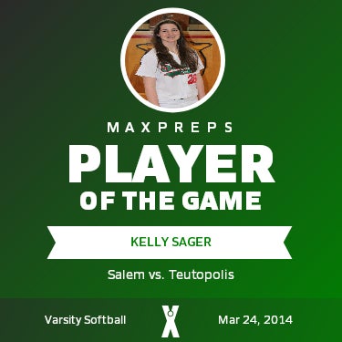 #28 Kelly Sager Player of the Game badge