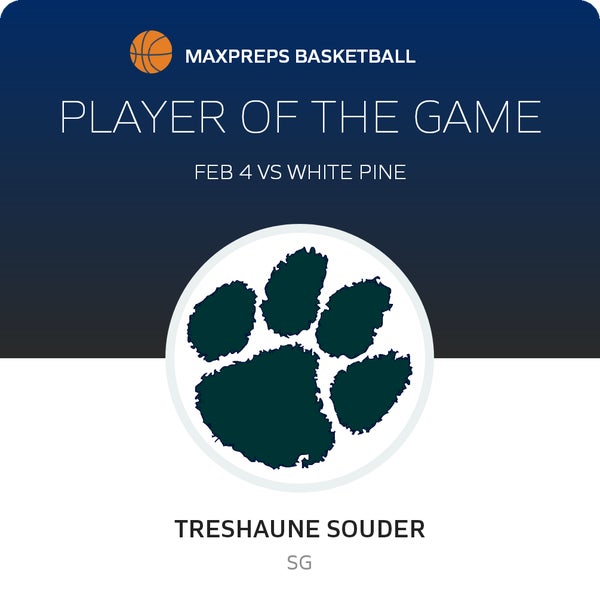 #3 Treshaune Souder Player of the Game badge