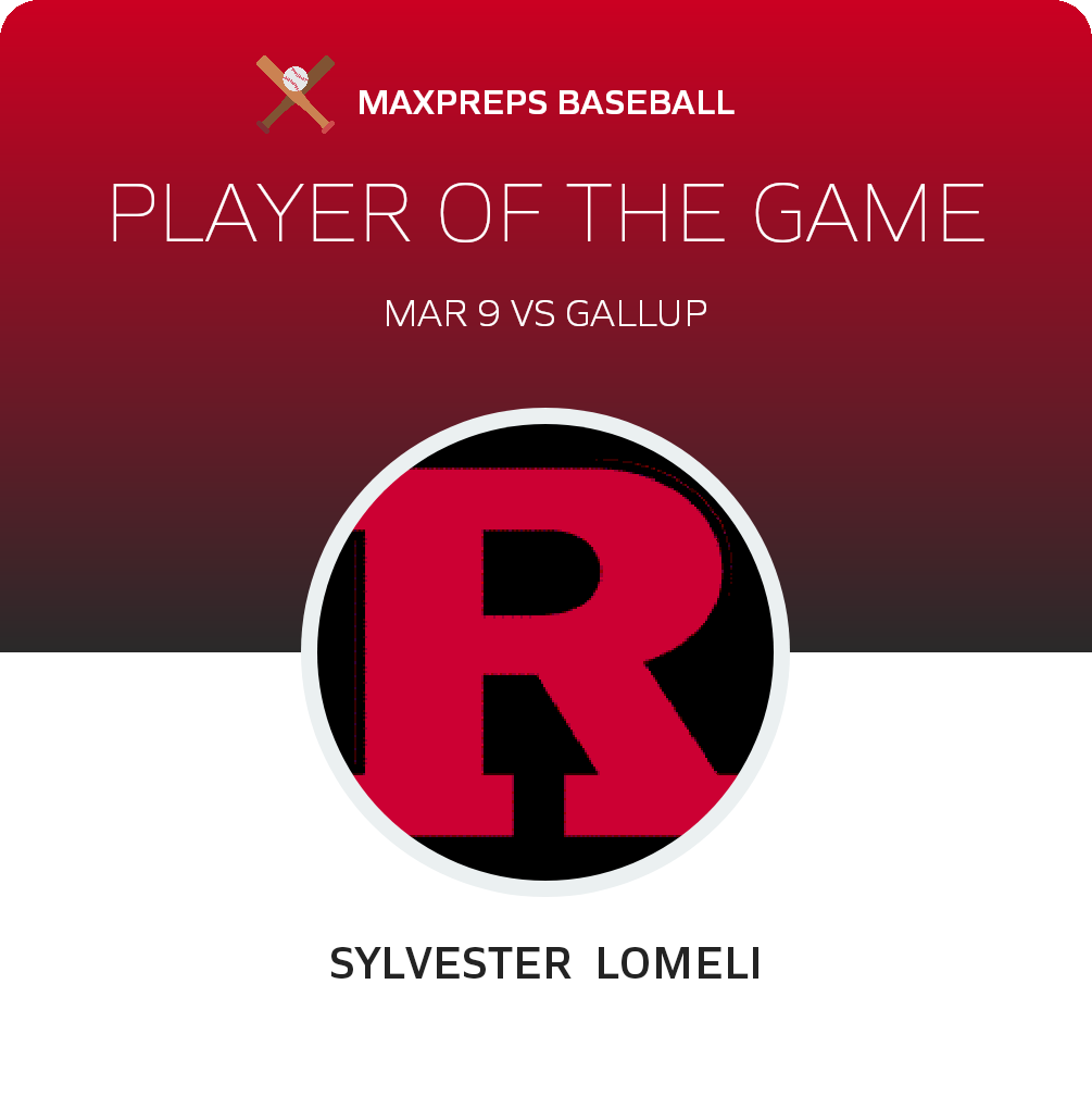 #20 Sylvester  Lomeli Player of the Game badge