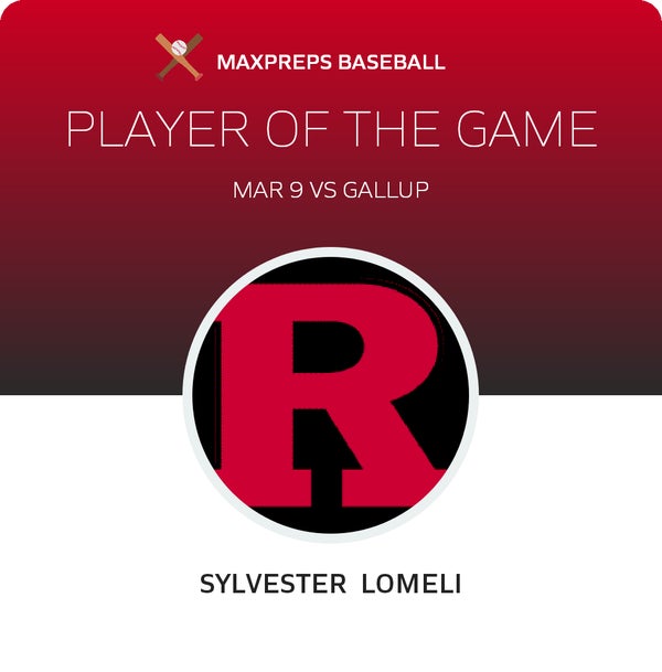 #20 Sylvester Lomeli Player of the Game badge