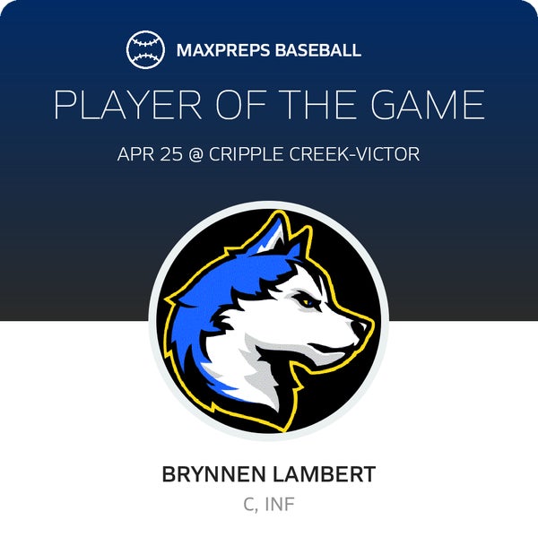 #39 Brynnen Lambert Player of the Game badge