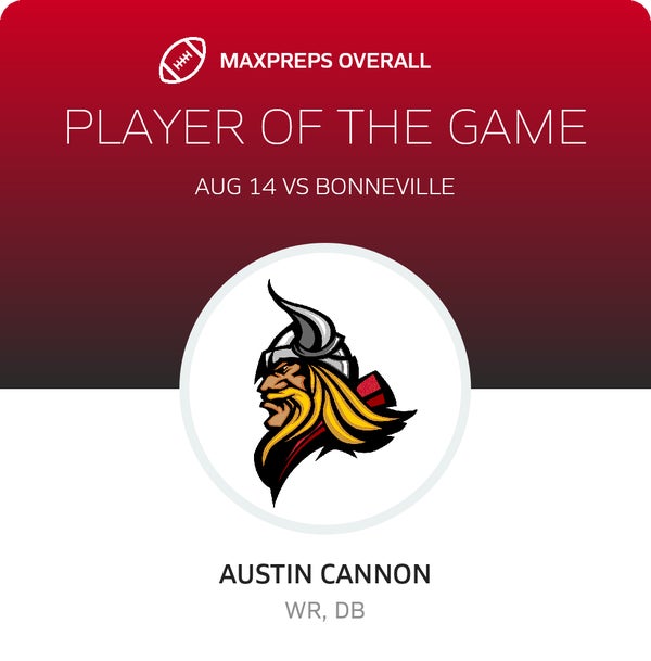 #2 Austin Cannon Player of the Game badge