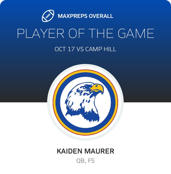 #1 Kaiden Maurer Player of the Game badge